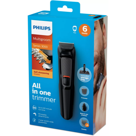 MULTIGROOM PHILIPS MG3711/15 DUAL CUT 6 ACC LAVABLE