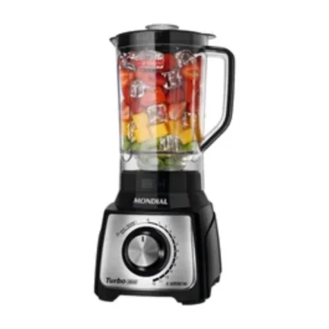 LICUADORA MONDIAL TURBO IX BLACK L-200BI 220V