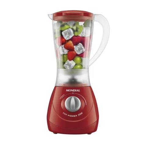 LICUADORA MONDIAL EASY POWER ROJO L-550R 220V