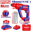 Thumbnail ROTOMARTILLO SDSP 1.8J 18MM + ACC 1X BAT 20V 2AH (M) EMTOP0