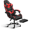 Thumbnail SILLA GAMER XTREME LEVEL C/ POSAPIES NEGRO ROJO0