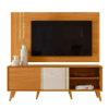Thumbnail RACK CON PANEL CRONOS CINAMOMO/OFF WHITE0